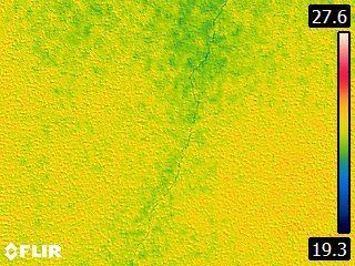 ひび割れ　赤外線カメラ