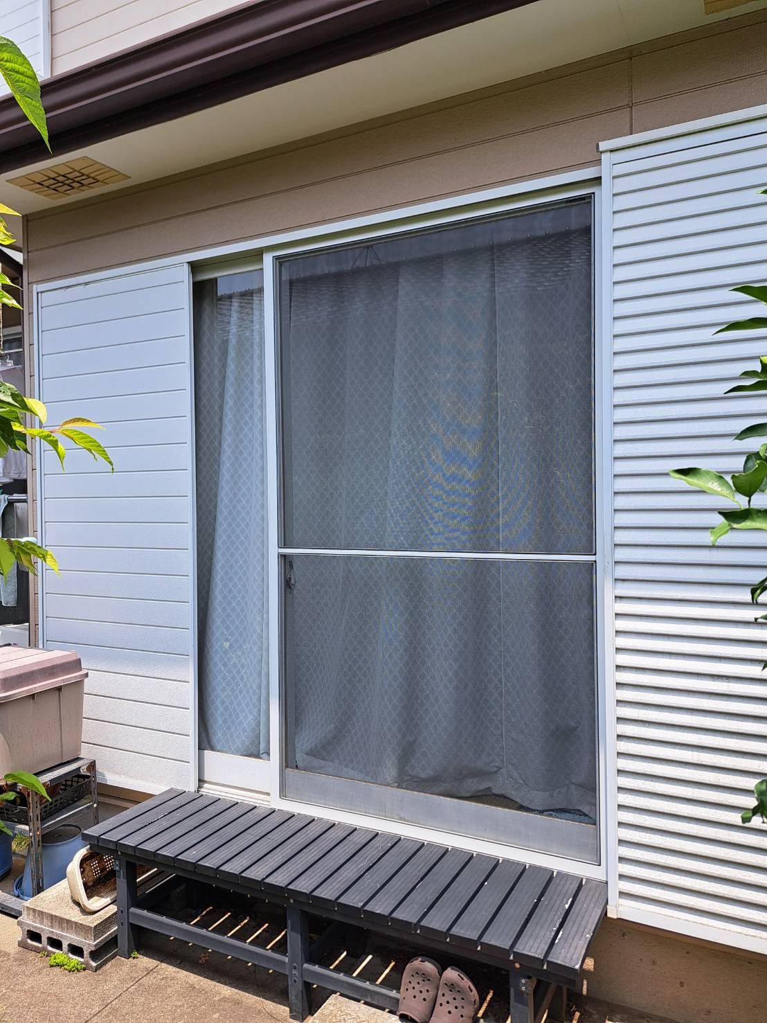 かすみがうら市網戸交換事例