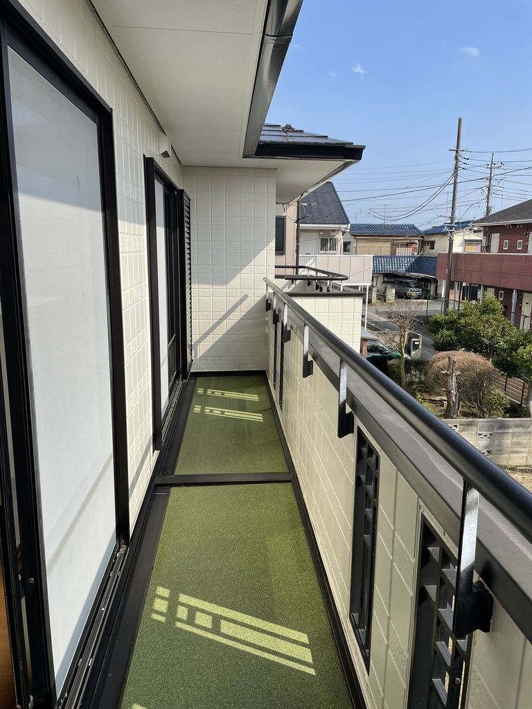 つくば市：ベランダ施工前