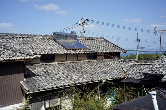 朝日ソーラー温水器屋根Image写真画像