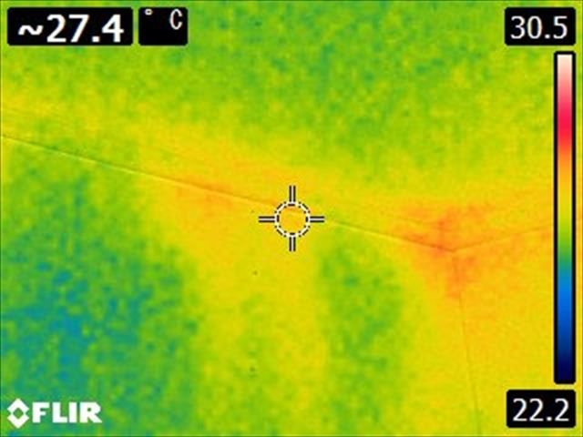 赤外線サーモグラフィの画像