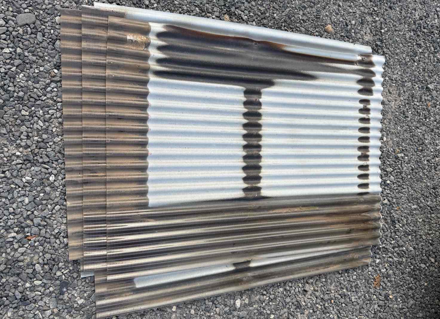 撤去したポリカ