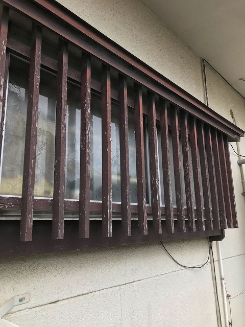 木製の面格子
