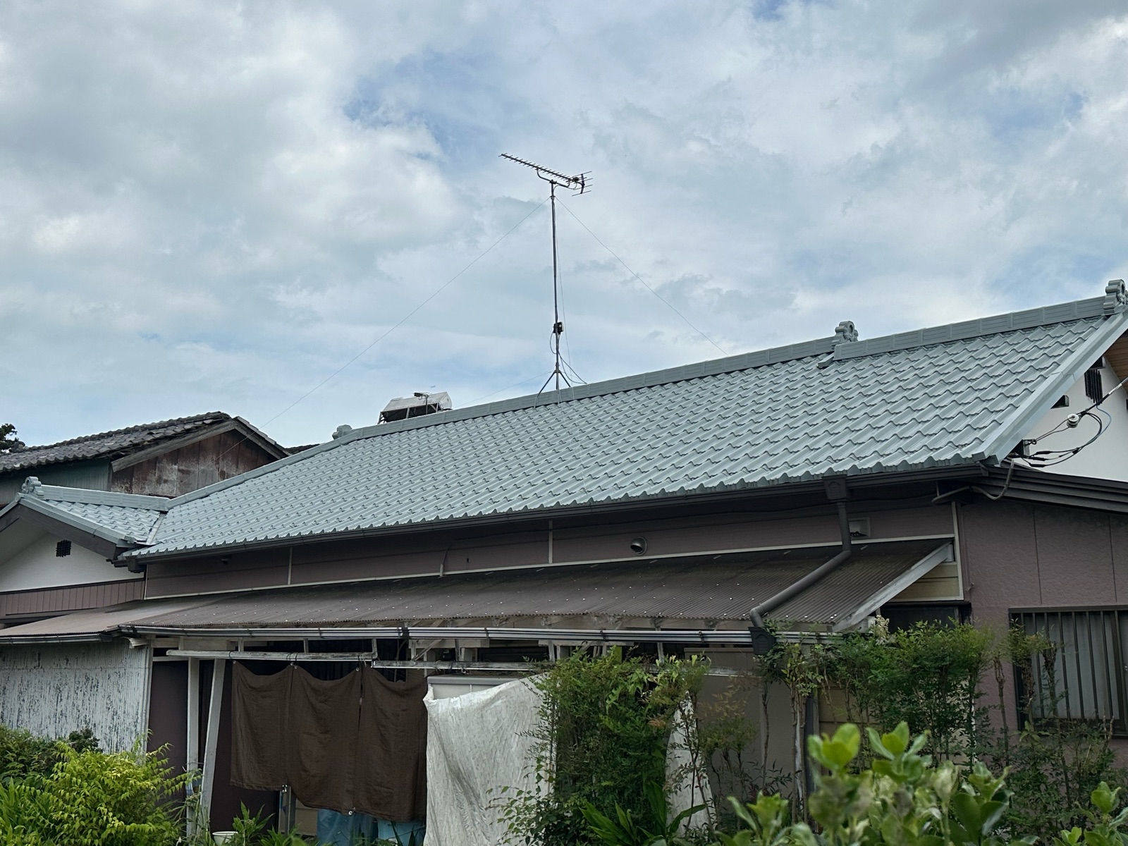 石岡市屋根塗装工事参考例