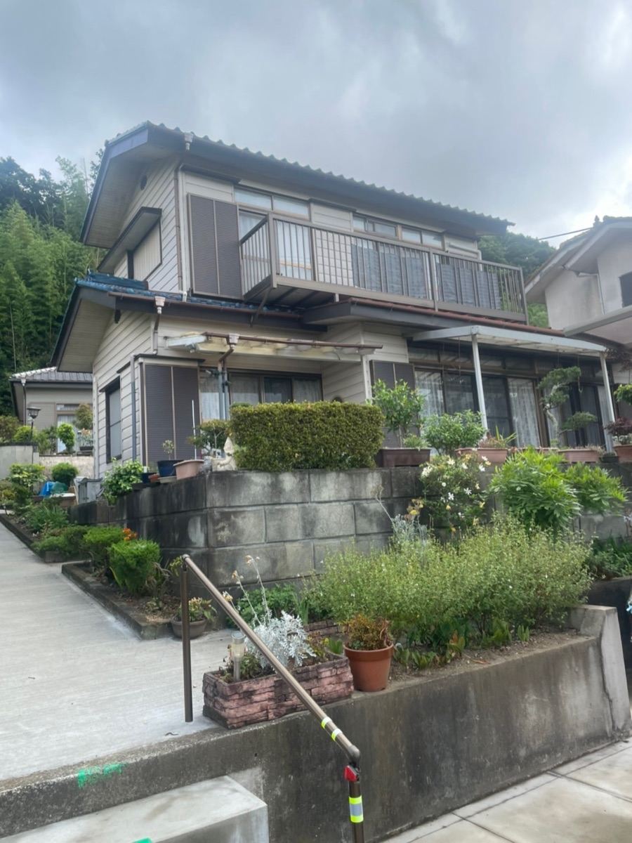 足場仮設前