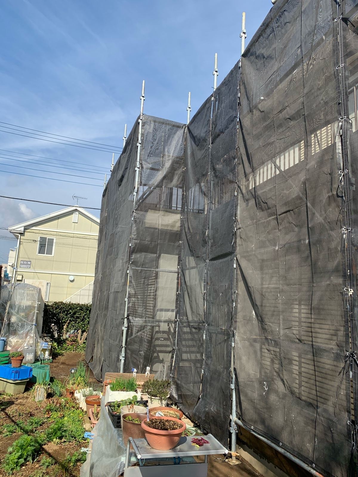 飛散防止ネット