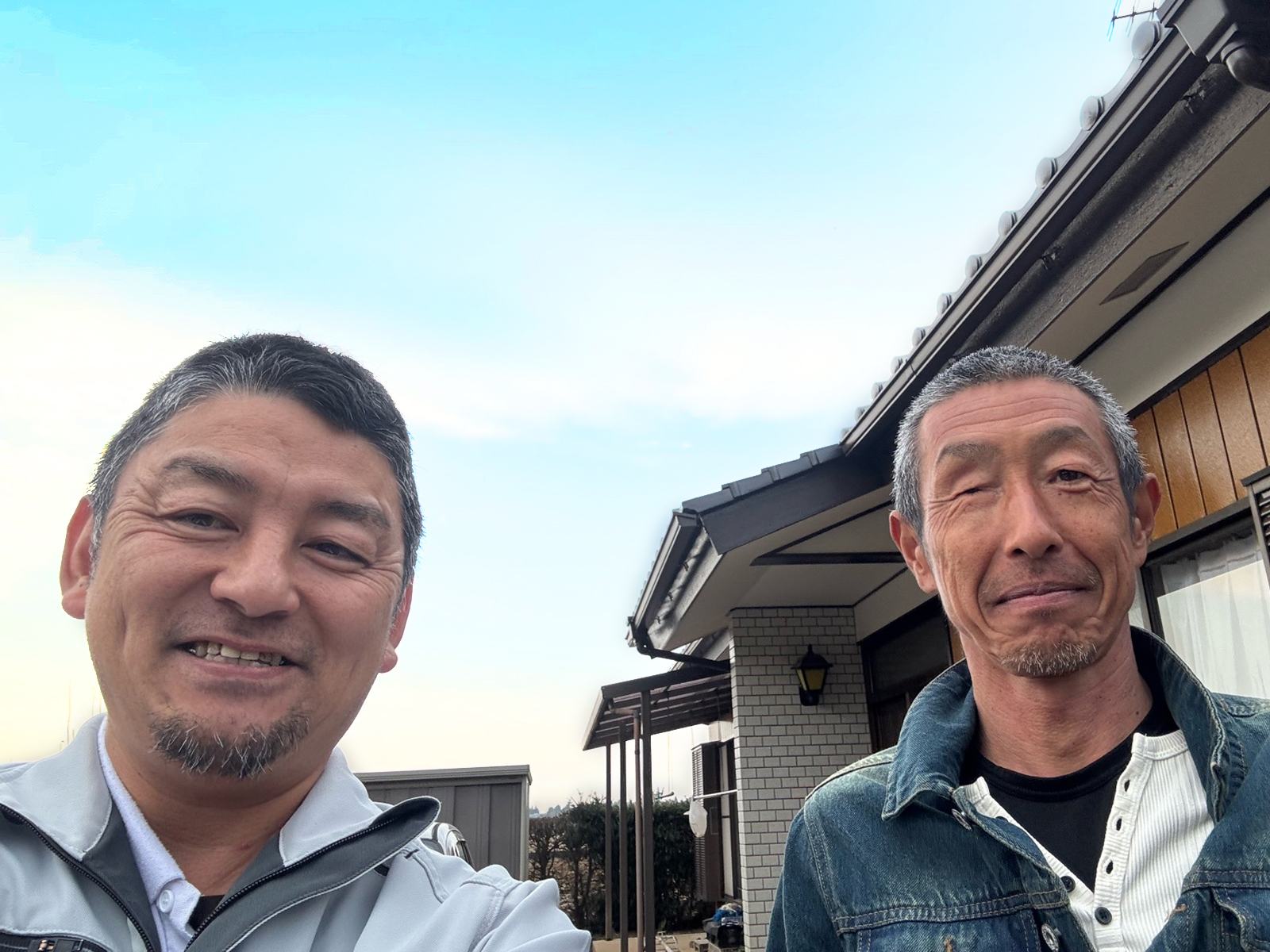 土浦市のお客様と2ショット写真