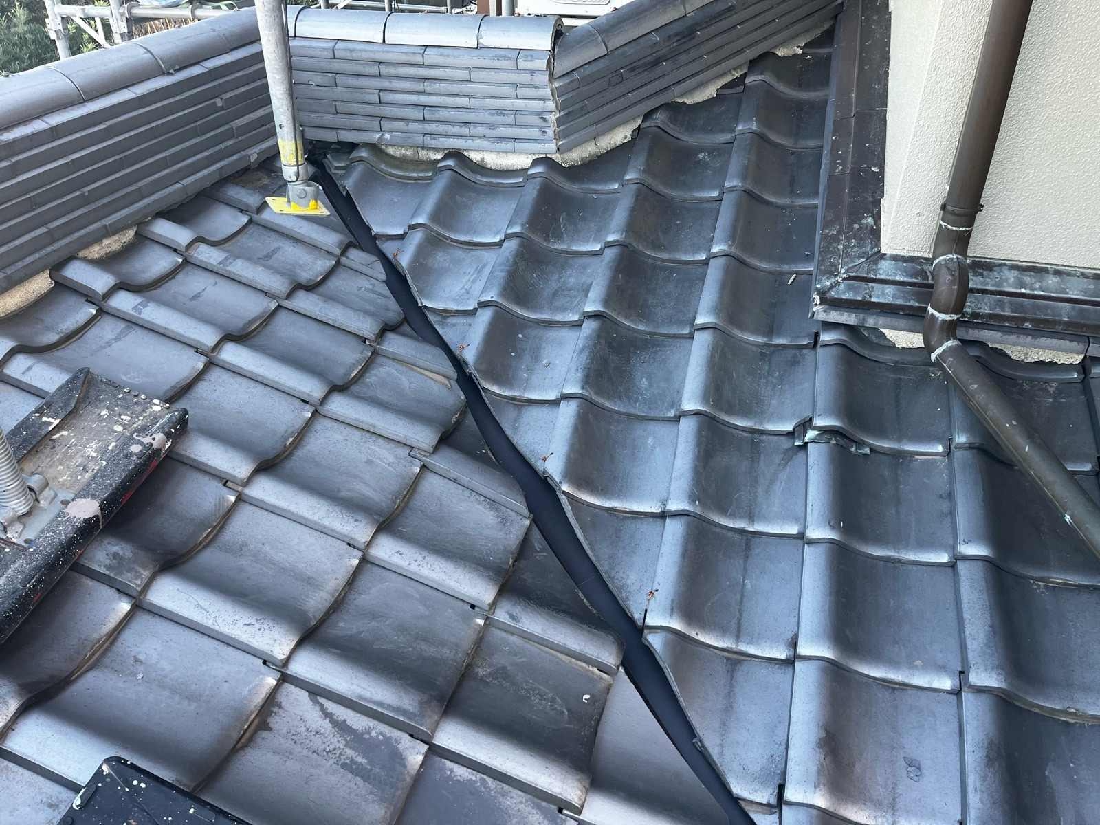 谷板金交換・屋根ふき直し