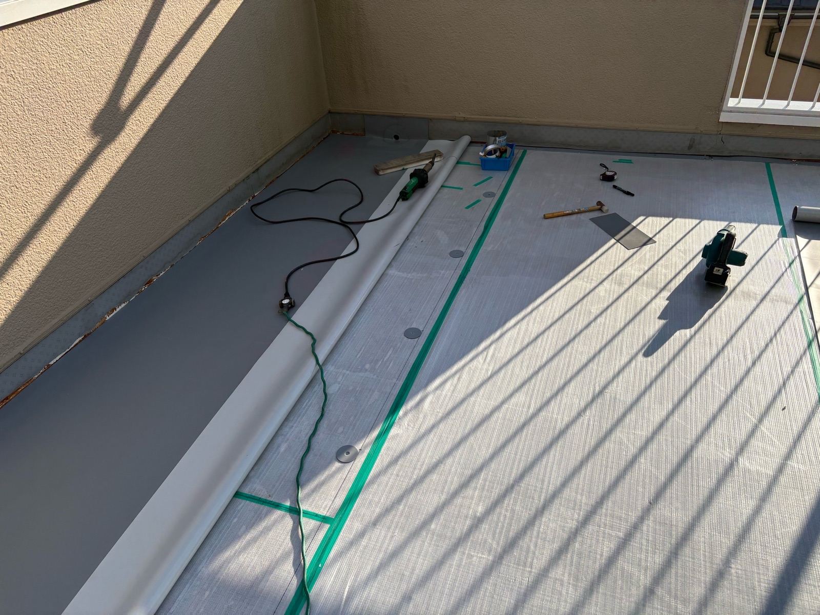 つくば市でミサワホームの屋上防水工事！通気緩衝＋塩ビシート施工で長寿命の防水層へ改修