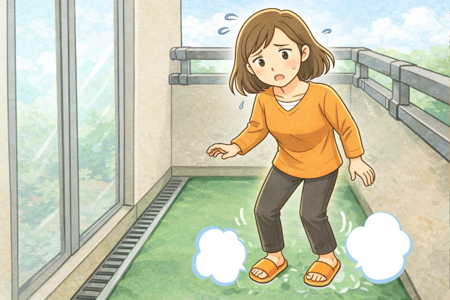 つくば市でパナホームのベランダ雨漏りにお困りの方へ｜窓際排水の特徴と原因・修理の考え方